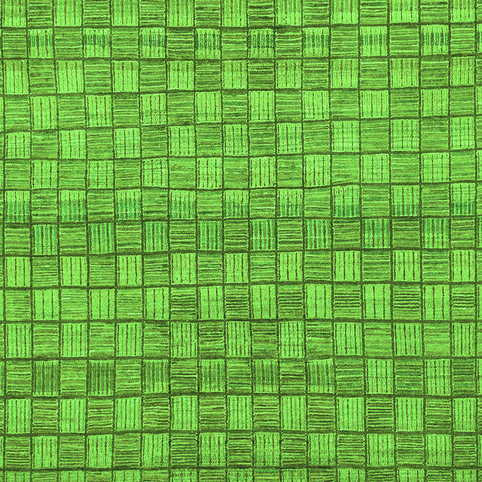 Machine Washable Abstract Green Modern Area Rugs, wshabs1695grn