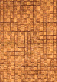 Abstract Orange Modern Rug, abs1695org