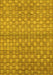 Machine Washable Abstract Yellow Modern Rug, wshabs1695yw