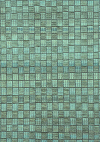 Abstract Light Blue Modern Rug, abs1695lblu