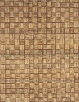 Abstract Orange Modern Rug, abs1695