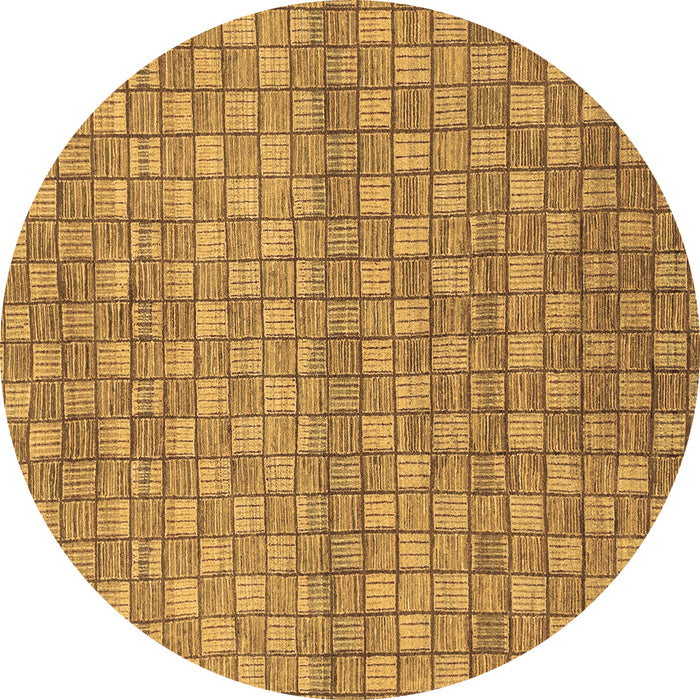Round Machine Washable Abstract Brown Modern Rug, wshabs1695brn