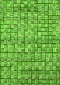 Abstract Green Modern Rug, abs1695grn