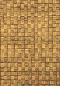 Abstract Brown Modern Rug, abs1695brn