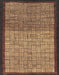 Abstract Red Brown Modern Rug, abs1696