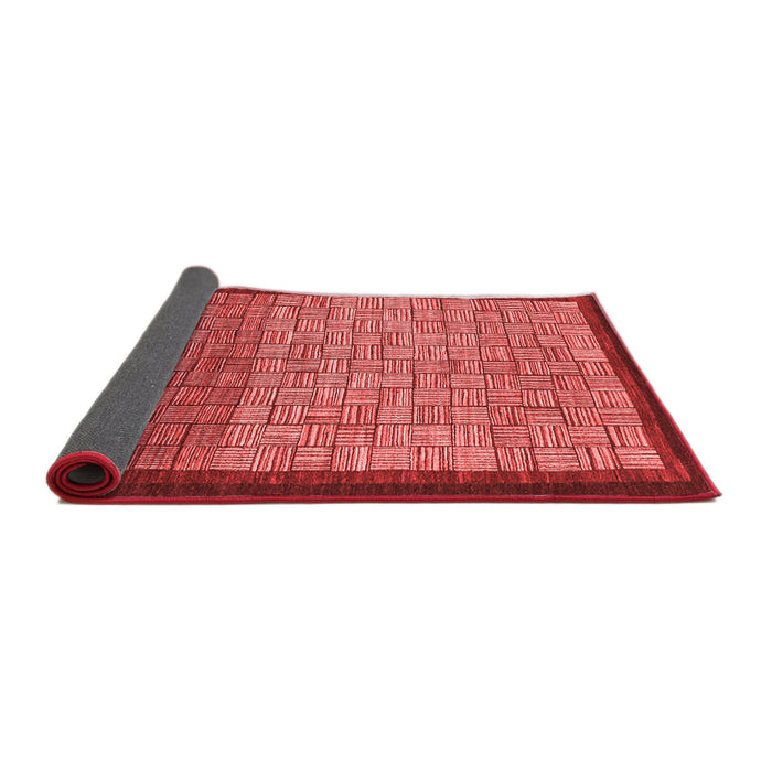 Abstract Red Modern Area Rugs