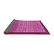 Sideview of Abstract Pink Modern Rug, abs1696pnk