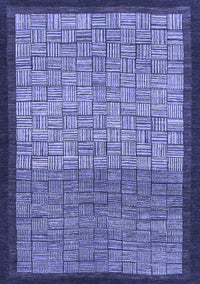 Abstract Blue Modern Rug, abs1696blu