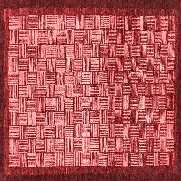 Machine Washable Abstract Red Modern Rug, wshabs1696red