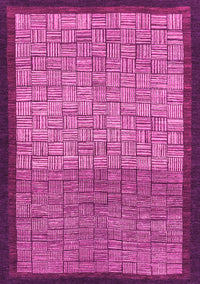 Abstract Pink Modern Rug, abs1696pnk