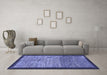 Machine Washable Abstract Blue Modern Rug in a Living Room, wshabs1696blu