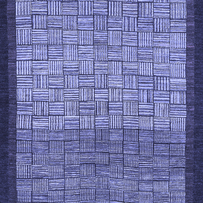 Machine Washable Abstract Blue Modern Rug, wshabs1696blu