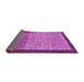 Sideview of Abstract Purple Modern Rug, abs1696pur