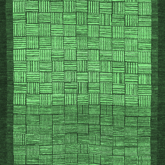 Abstract Emerald Green Modern Rug, abs1696emgrn