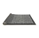 Sideview of Abstract Gray Modern Rug, abs1696gry