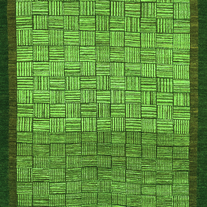 Abstract Green Modern Rug, abs1696grn