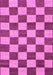 Machine Washable Checkered Purple Modern Area Rugs, wshabs1697pur
