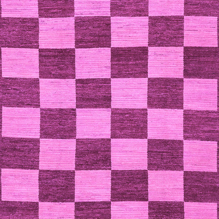 Machine Washable Checkered Purple Modern Area Rugs, wshabs1697pur