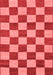 Checkered Red Modern Area Rugs