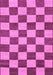 Checkered Purple Modern Rug, abs1697pur