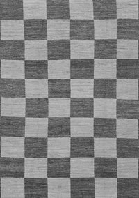 Checkered Gray Modern Rug, abs1697gry