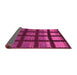 Sideview of Abstract Pink Modern Rug, abs1698pnk