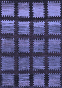 Abstract Blue Modern Rug, abs1698blu