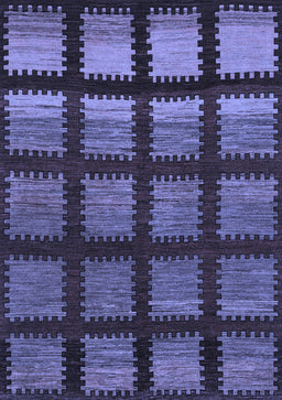 Abstract Blue Modern Rug, abs1698blu
