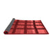 Abstract Red Modern Area Rugs