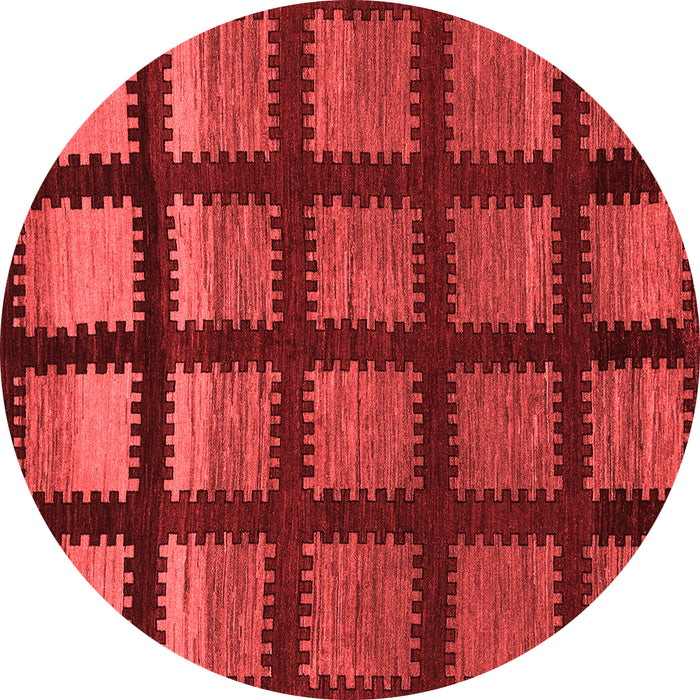Machine Washable Abstract Red Modern Rug, wshabs1698red