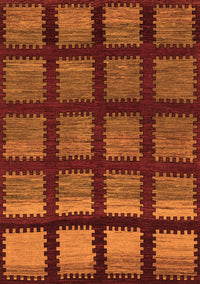 Abstract Orange Modern Rug, abs1698org