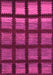 Machine Washable Abstract Pink Modern Rug, wshabs1698pnk