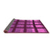 Sideview of Abstract Purple Modern Rug, abs1698pur