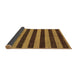 Sideview of Abstract Brown Modern Rug, abs1699brn