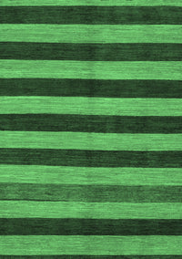 Abstract Emerald Green Modern Rug, abs1699emgrn