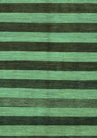 Abstract Turquoise Modern Rug, abs1699turq