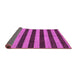 Sideview of Abstract Purple Modern Rug, abs1699pur