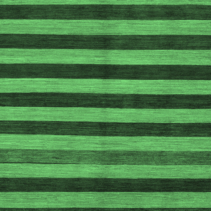 Square Abstract Emerald Green Modern Rug, abs1699emgrn