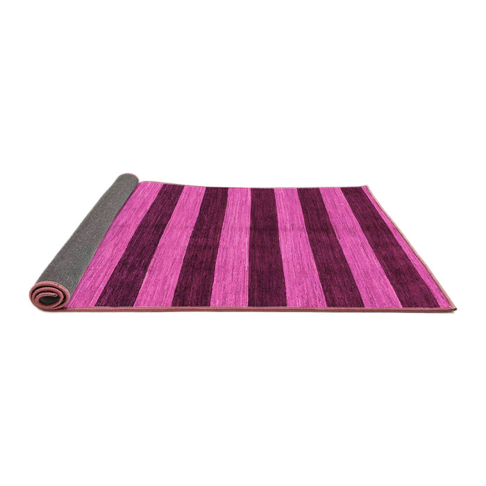 Sideview of Abstract Pink Modern Rug, abs1699pnk