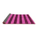 Sideview of Abstract Pink Modern Rug, abs1699pnk