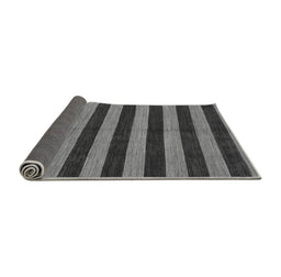 Sideview of Abstract Gray Modern Rug, abs1699gry