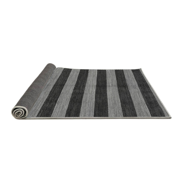 Sideview of Abstract Gray Modern Rug, abs1699gry