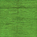 Square Abstract Green Modern Rug, abs169grn