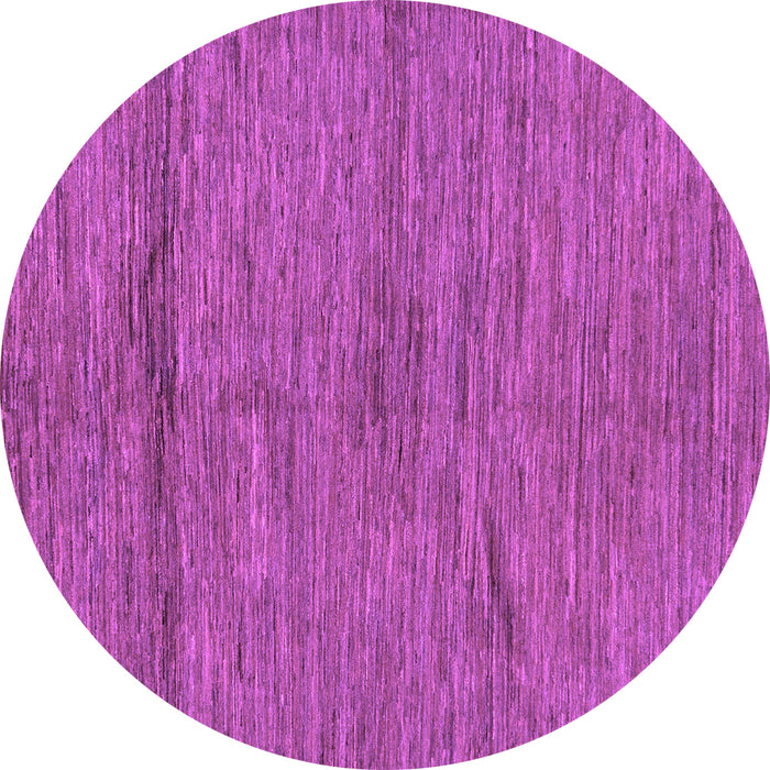 Round Machine Washable Abstract Purple Modern Area Rugs, wshabs169pur