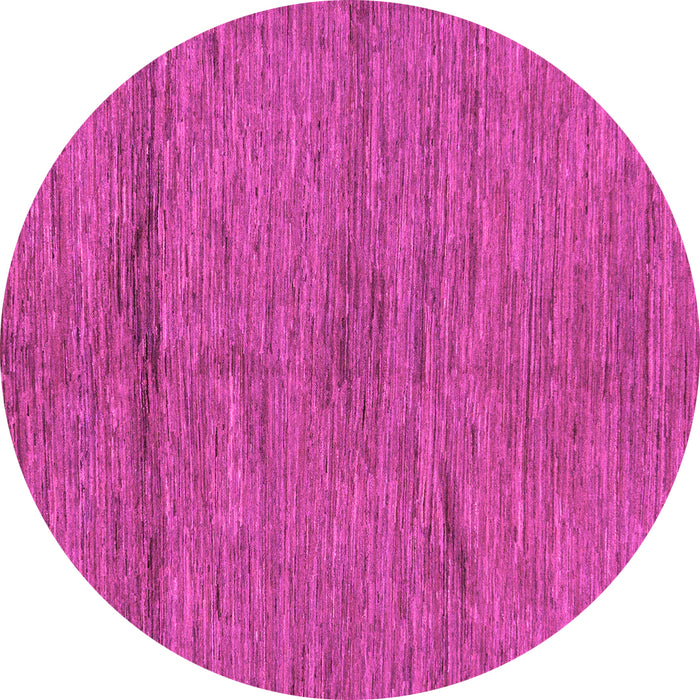 Round Abstract Pink Modern Rug, abs169pnk