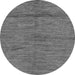 Round Machine Washable Abstract Gray Modern Rug, wshabs169gry