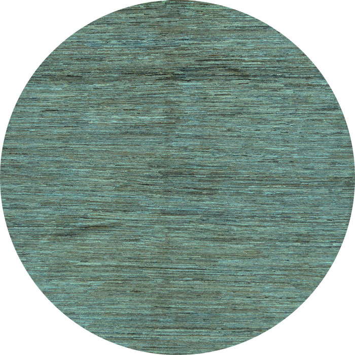 Round Machine Washable Abstract Light Blue Modern Rug, wshabs169lblu