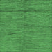 Square Abstract Emerald Green Modern Rug, abs169emgrn