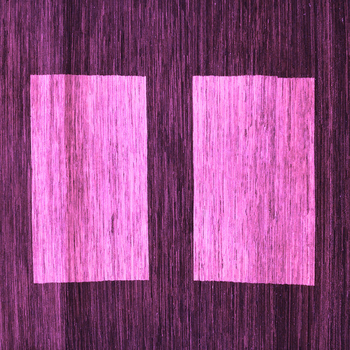 Square Machine Washable Oriental Purple Modern Area Rugs, wshabs16pur