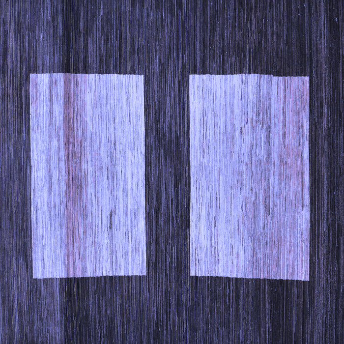 Square Machine Washable Oriental Blue Modern Rug, wshabs16blu